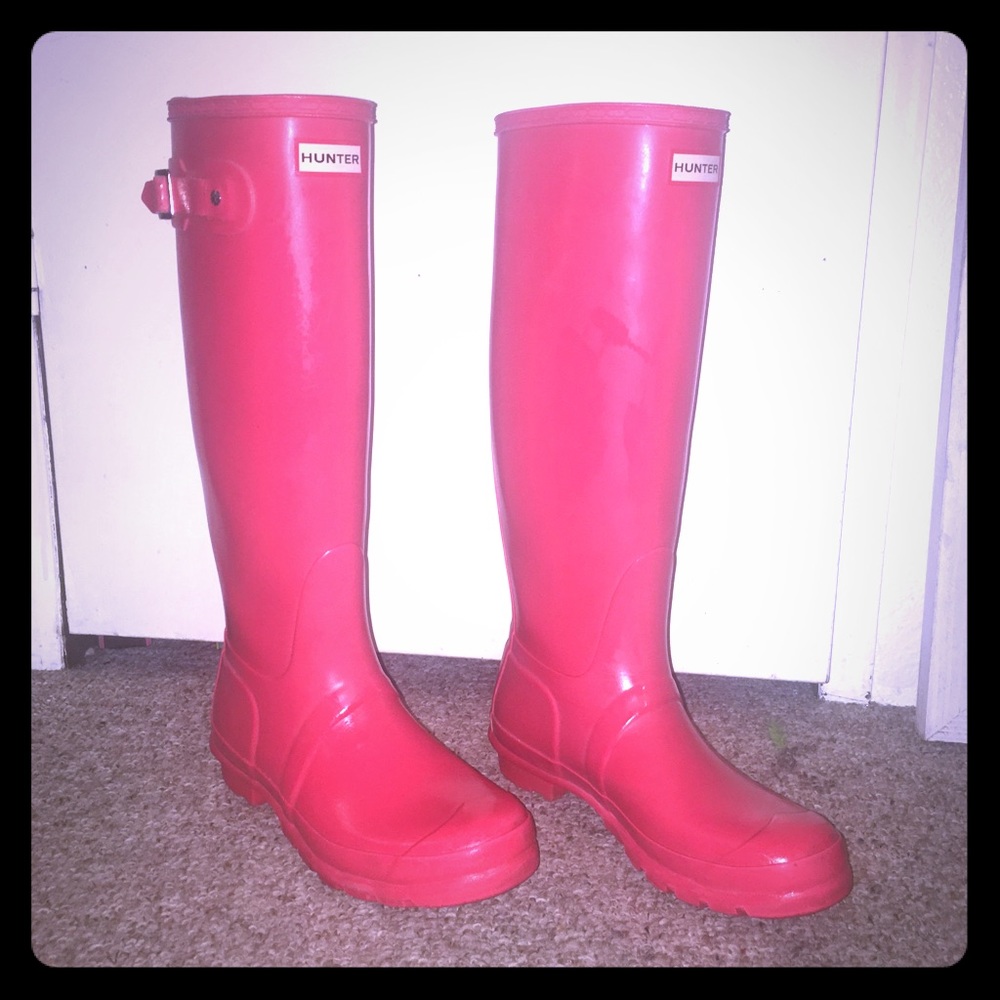 Hunters Rain boots size 8 women's